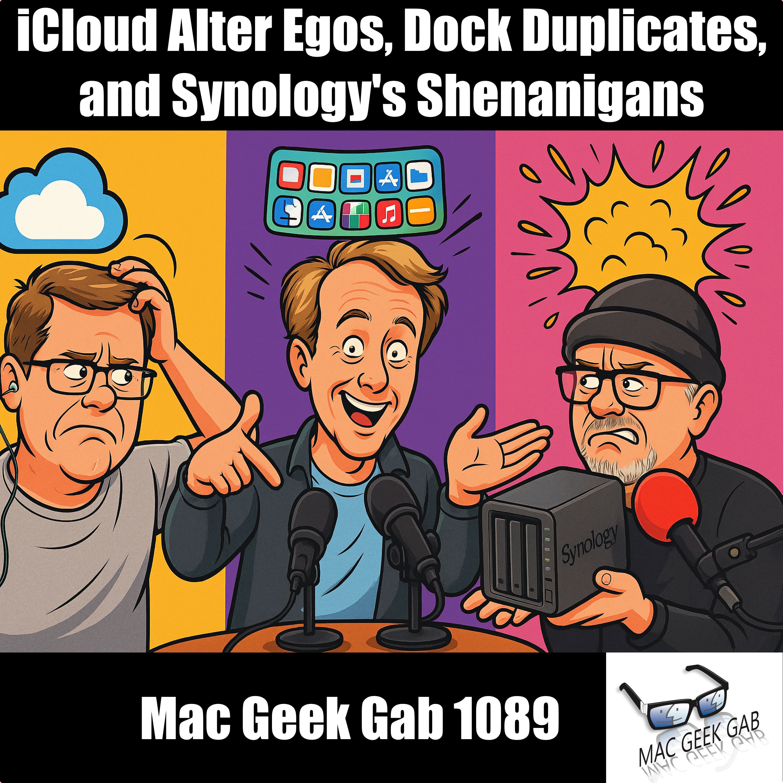 cover of episode iCloud Alter Egos, Dock Duplicates, and Synology&#039;s Shenanigans