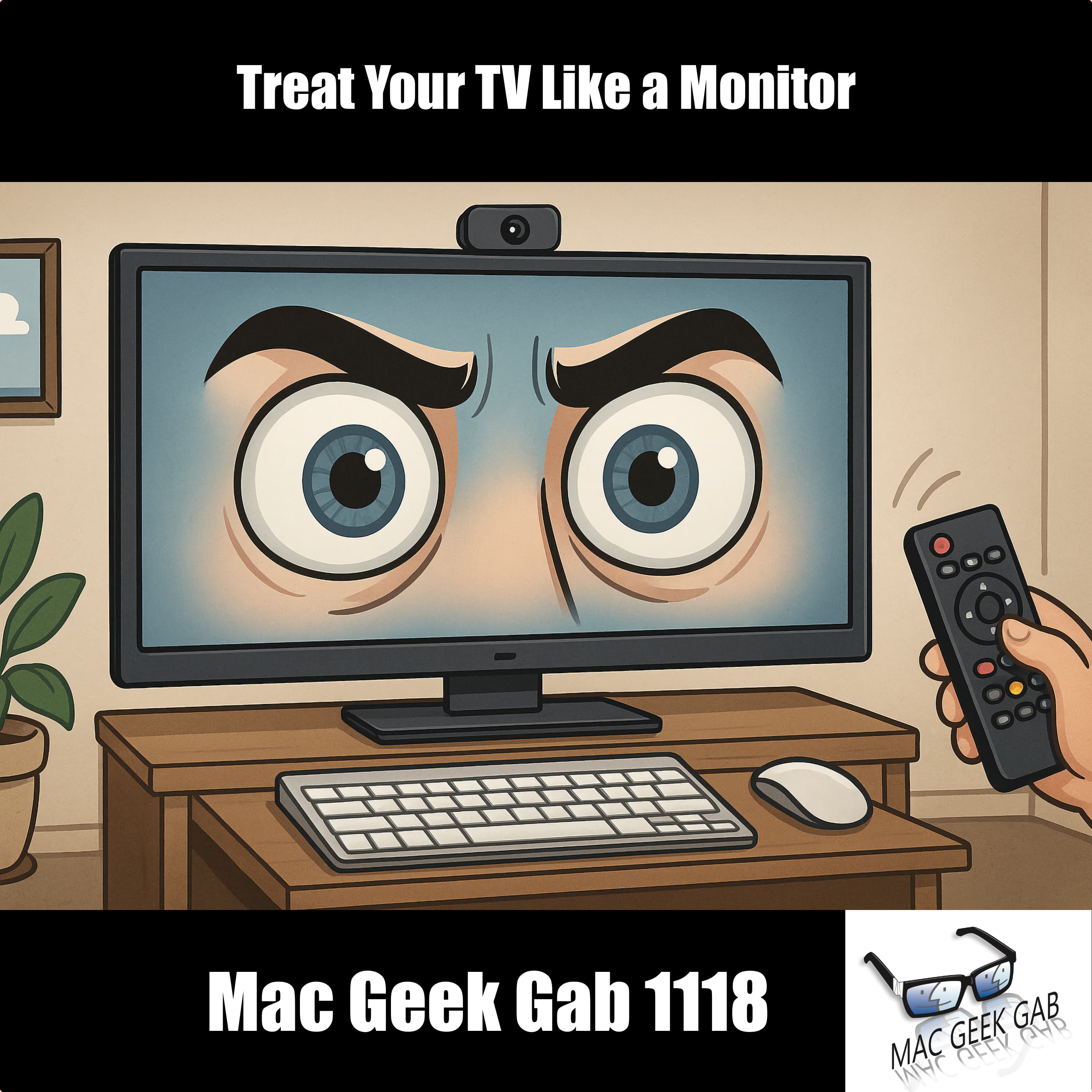 Treat Your TV Like a Monitor — Mac Geek Gab 1118 episode image