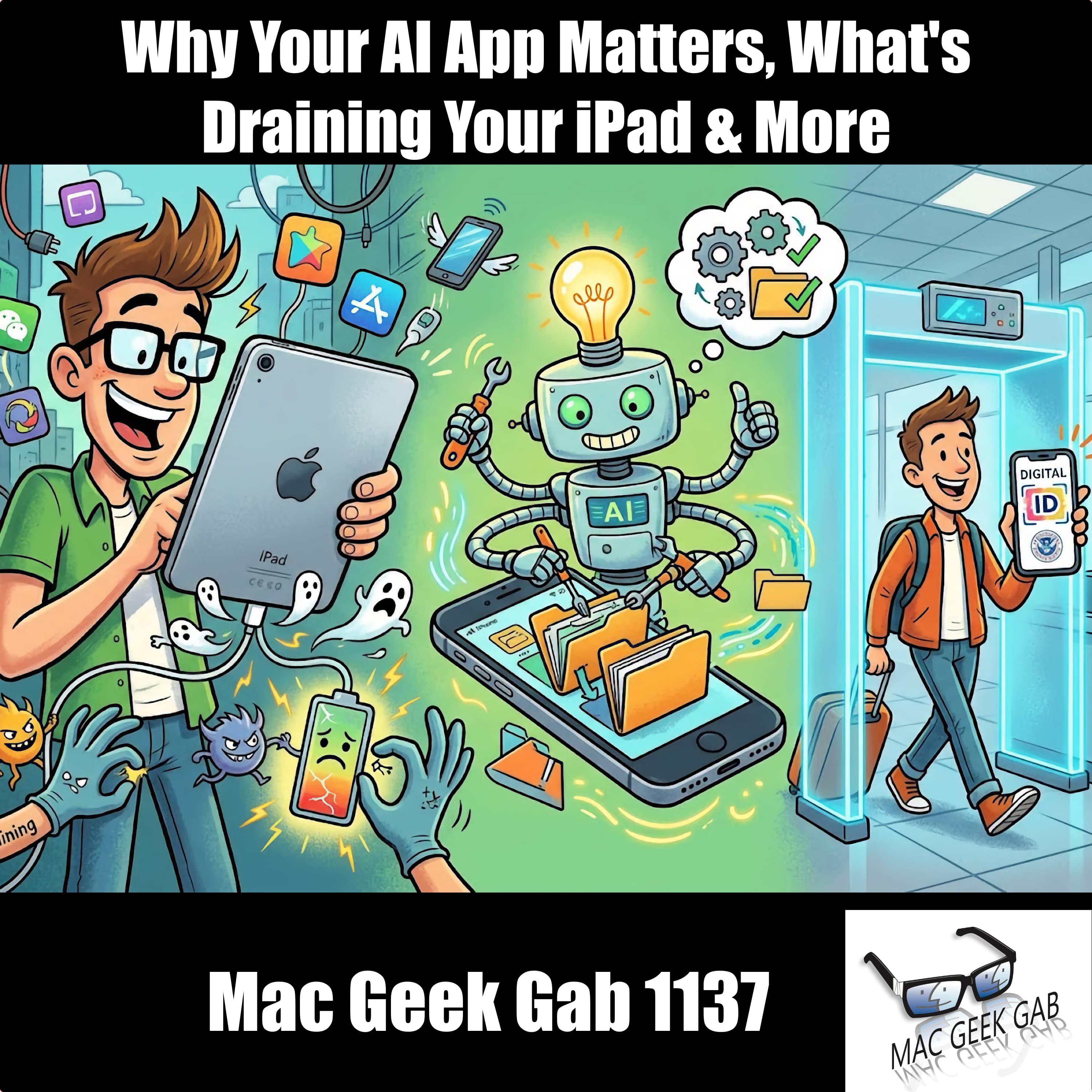 Why Your AI App Matters, What's Draining Your iPad & How TSA Digital ID Works