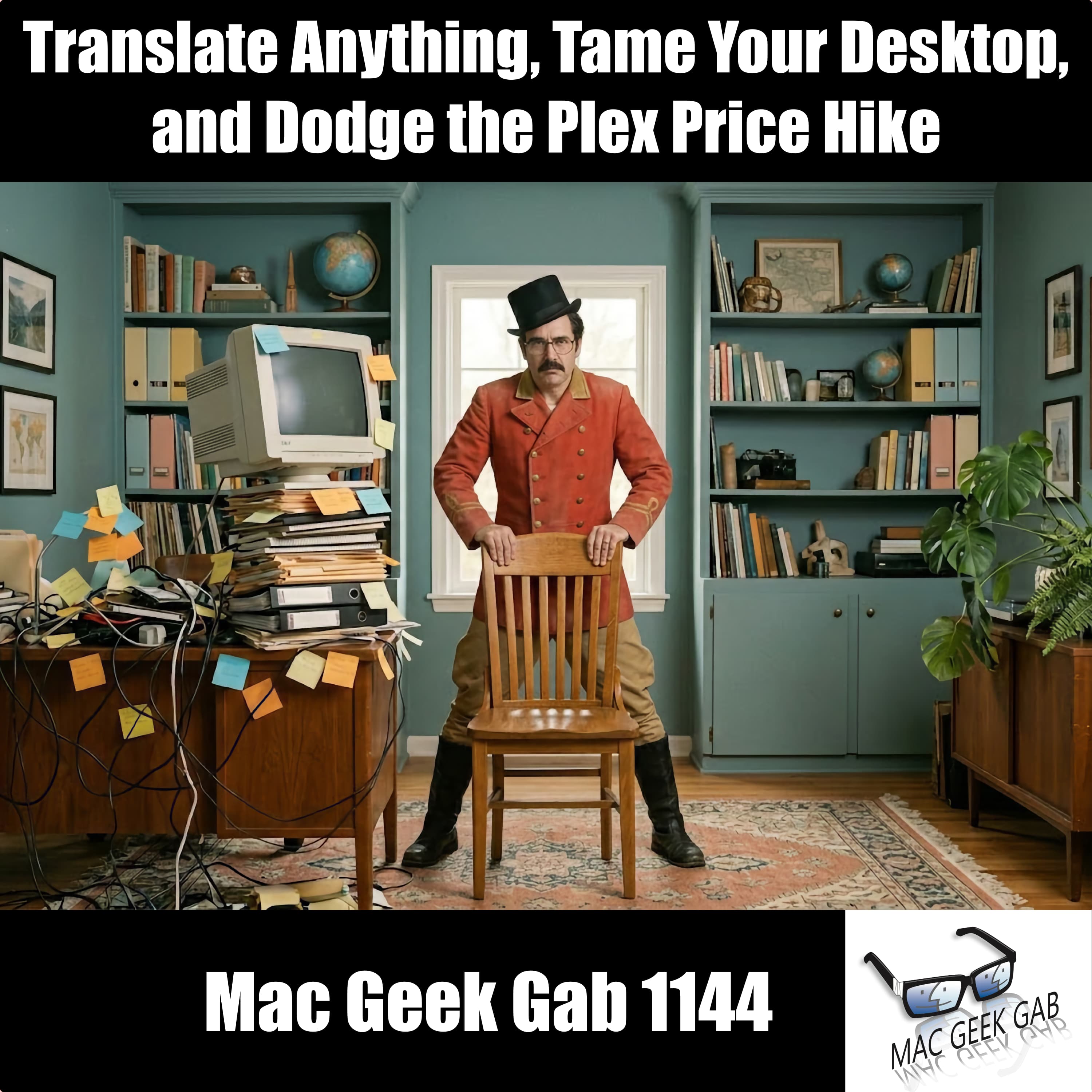 Translate Anything, Tame Your Desktop, and Dodge the Plex Price Hike – Mac Geek Gab 1144 episode image
